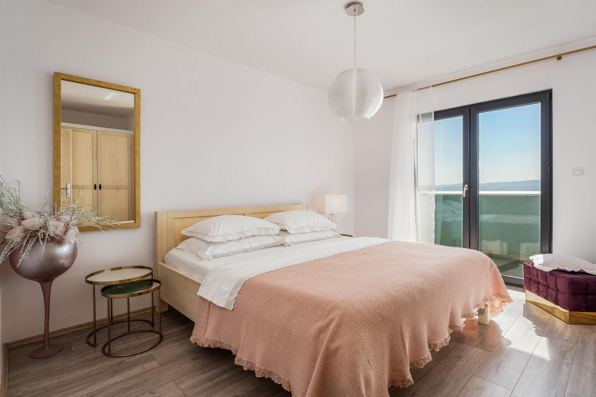 Villa Allegra With 32Msq Heated Pool, 300M Far From Sandy Beaches, Open Sea View Omiš Exterior foto