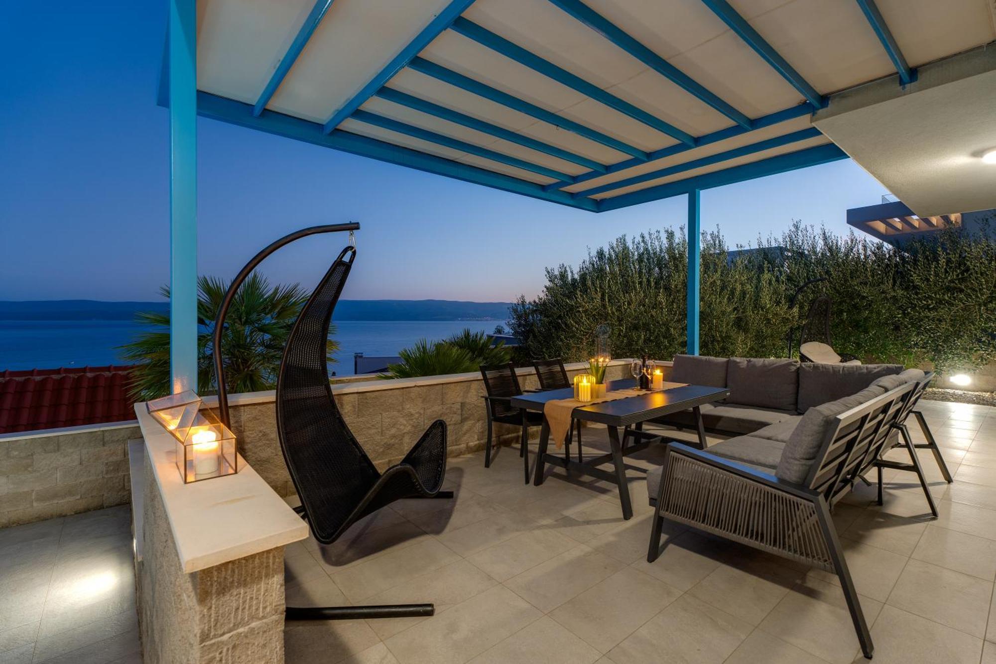 Villa Allegra With 32Msq Heated Pool, 300M Far From Sandy Beaches, Open Sea View Omiš Exterior foto