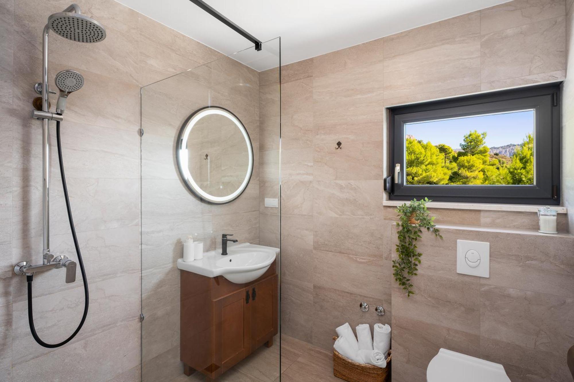 Villa Allegra With 32Msq Heated Pool, 300M Far From Sandy Beaches, Open Sea View Omiš Exterior foto